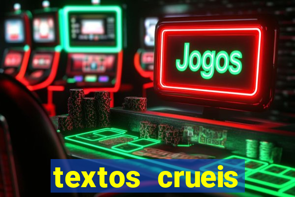 textos crueis demais pdf